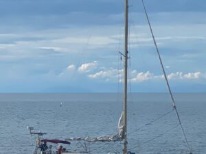 Elba Pasqua in barca a vela