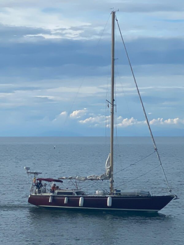 Elba Pasqua in barca a vela